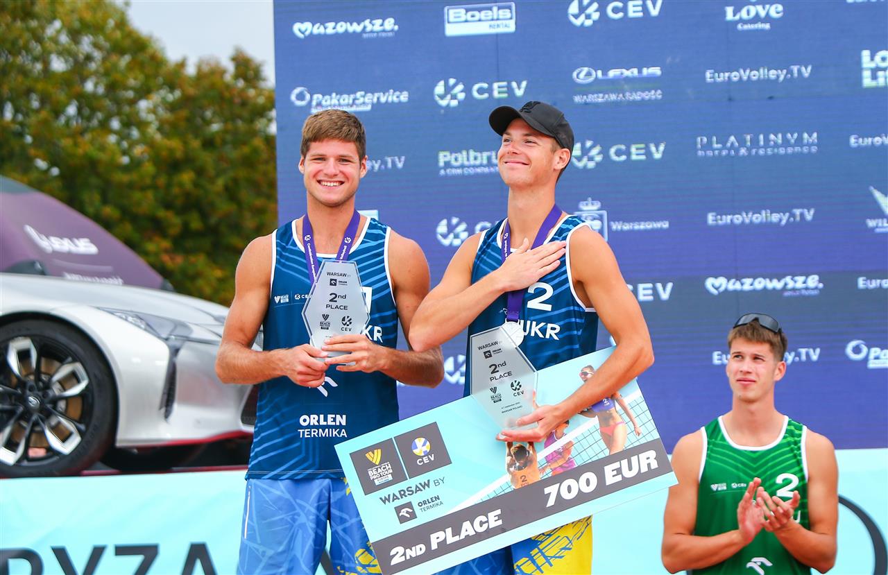 🥈 Історичне срібло у Варшаві для пари Саввін Віталій / Моісеєв Антон на турнірі BPT Futures Warsaw!